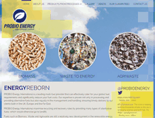 Tablet Screenshot of probio-energy.com